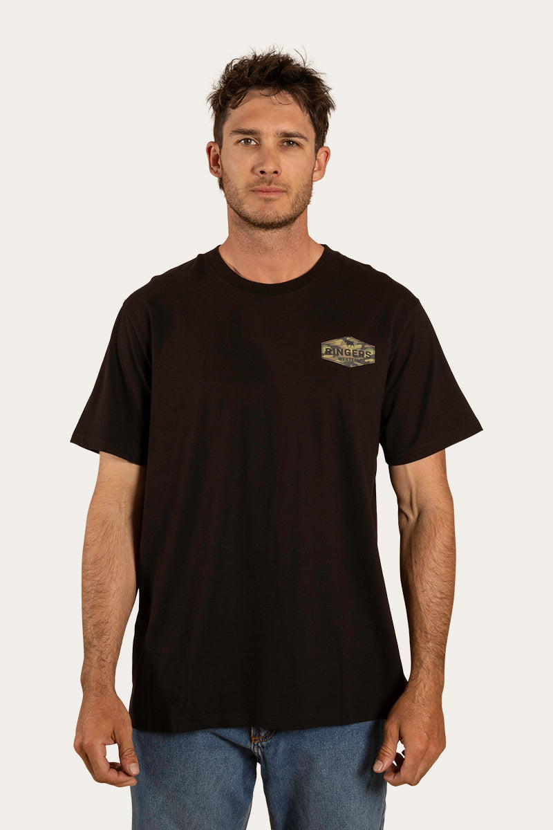 Servo Mens Loose Fit T-Shirt - Black/Camo