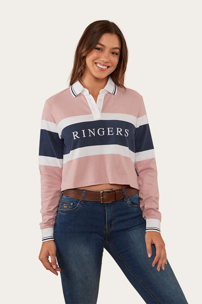 Alberta Womens Rugby Jersey - Rosey Pink