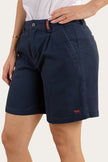 Parkes Womens Heavy Weight Work Short - Dark Navy