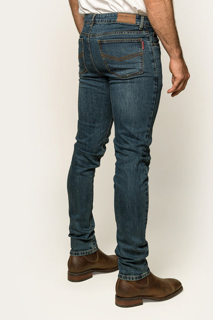 Austin Mens Slim Fit Jeans - True Blue