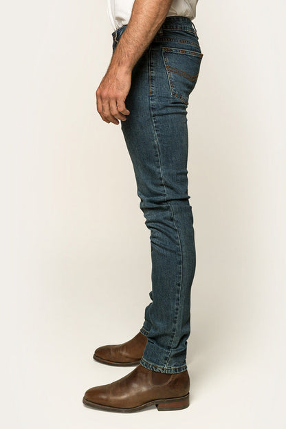 Austin Mens Slim Fit Jeans - True Blue