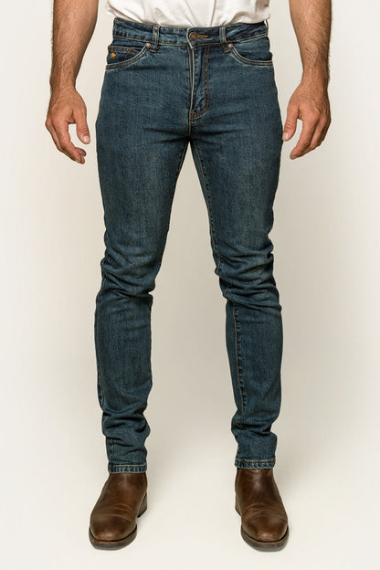 Austin Mens Slim Fit Jeans - True Blue