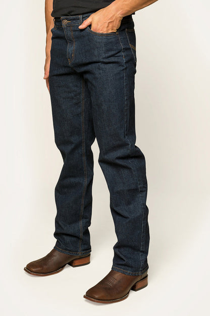 Sturt Mens Relaxed Leg Jeans - Dark Blue