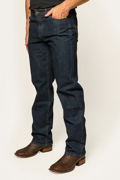 Sturt Mens Relaxed Leg Jeans - Dark Blue