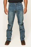 Sturt Mens Relaxed Leg Jeans - Light Blue